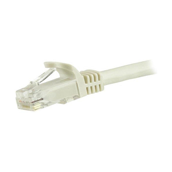 STARTECH.COM 5m Cat6 UTP RJ45 Gigabit Patchkabel Snagless - Cat 6 Netzwerkkabel mit Schutzmanschette - Cat.6 Patch-Kabel - Weiss