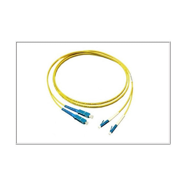 GoodConnections Patchkabel LWL Duplex OS2 (Singlemode, 9/125) LC/SC, LSZH, austauschbare Polarität, 5m,