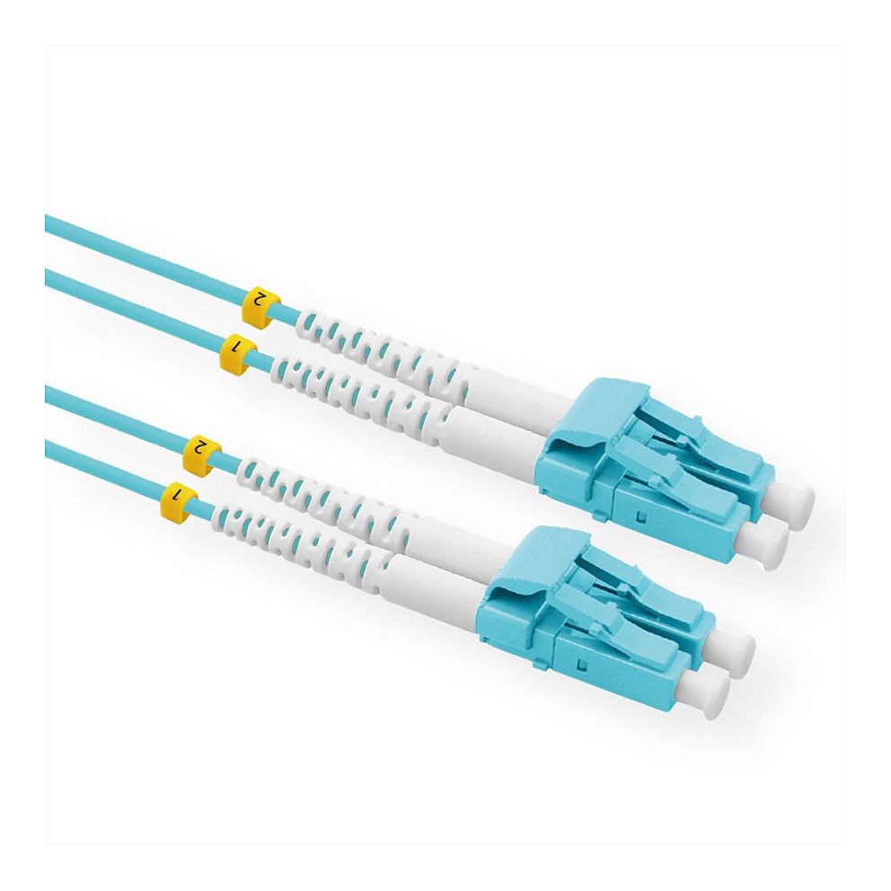 VALUE LWL-Kabel 50/125m OM3, LC/LC, Low-Loss-Stecker, trkis, 3 m