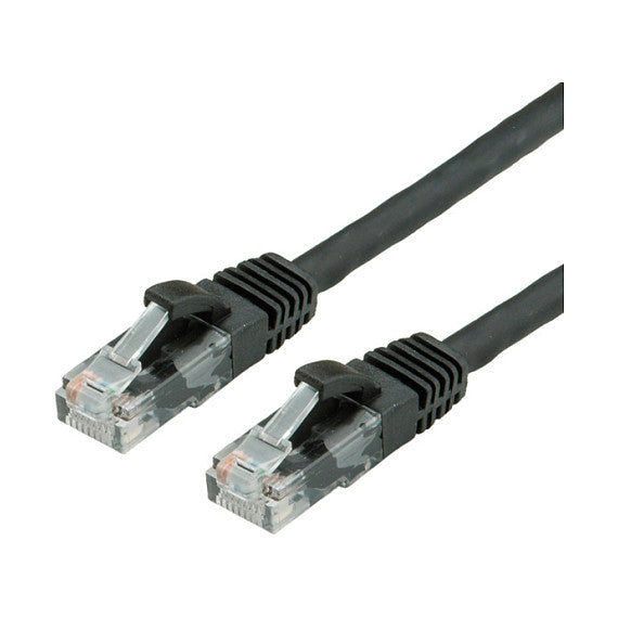 VALUE Patchkabel Cat.6A (Class EA) UTP, schwarz, 2 m