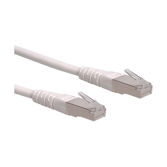 ROLINE Patchkabel Kat.6 Class E S/FTP PiMF weiss 0,3m