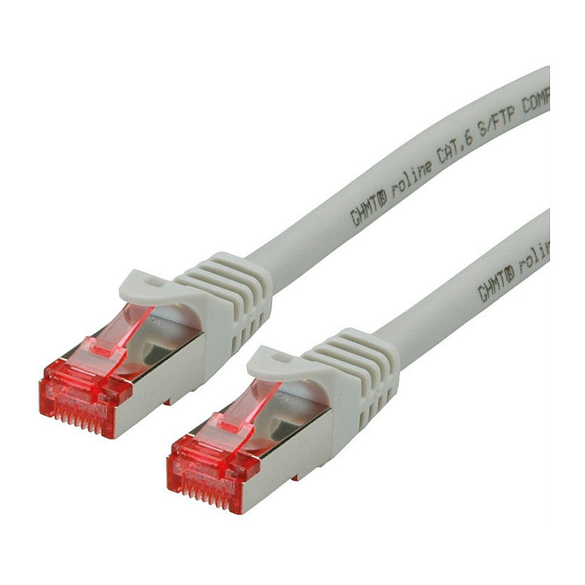 ROLINE Patchkabel Cat.6 S/FTP (PiMF), Component Level, LSOH, grau, 5 m