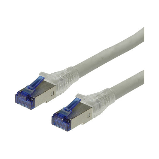 ROLINE Patchkabel Kat.6A Class EA S/FTP PiMF Massivdraht grau 30m
