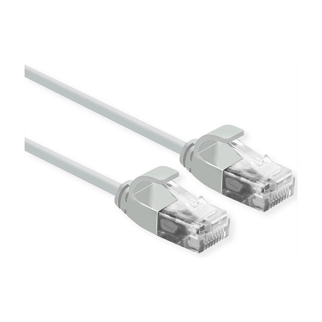 ROLINE UTP DataCenter Patchkabel Cat.6A (Class EA), LSOH, slim, grau, 3 m