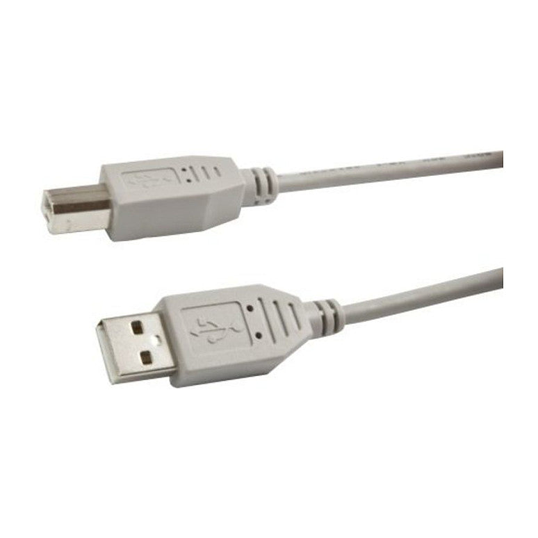 Synergy21 Kabel USB, A(St) => B(St), 5,0m, USB2.0, grau, ,