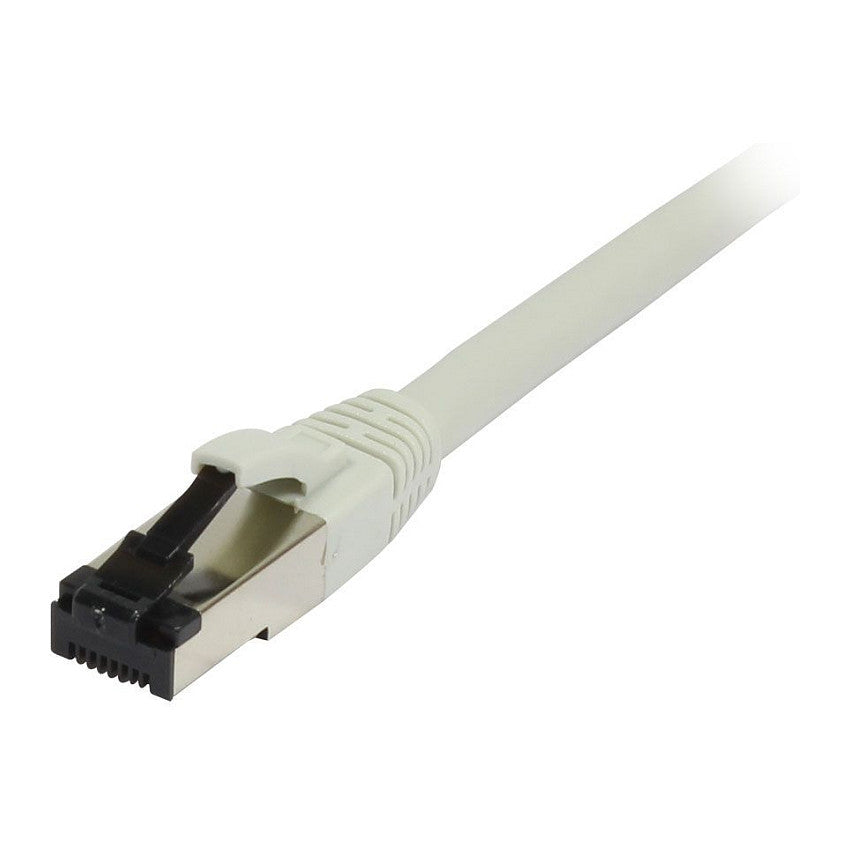 Synergy21 Patchkabel RJ45, CAT8.1 2000Mhz, 0,15m, grau, S-STP(S/FTP), TPE/LSZH(SuperFlex), AWG26,