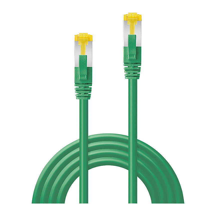 LINDY Patchkabel Cat6A RJ45 S/FTP Cat7 LSZH Kabel grün 1m