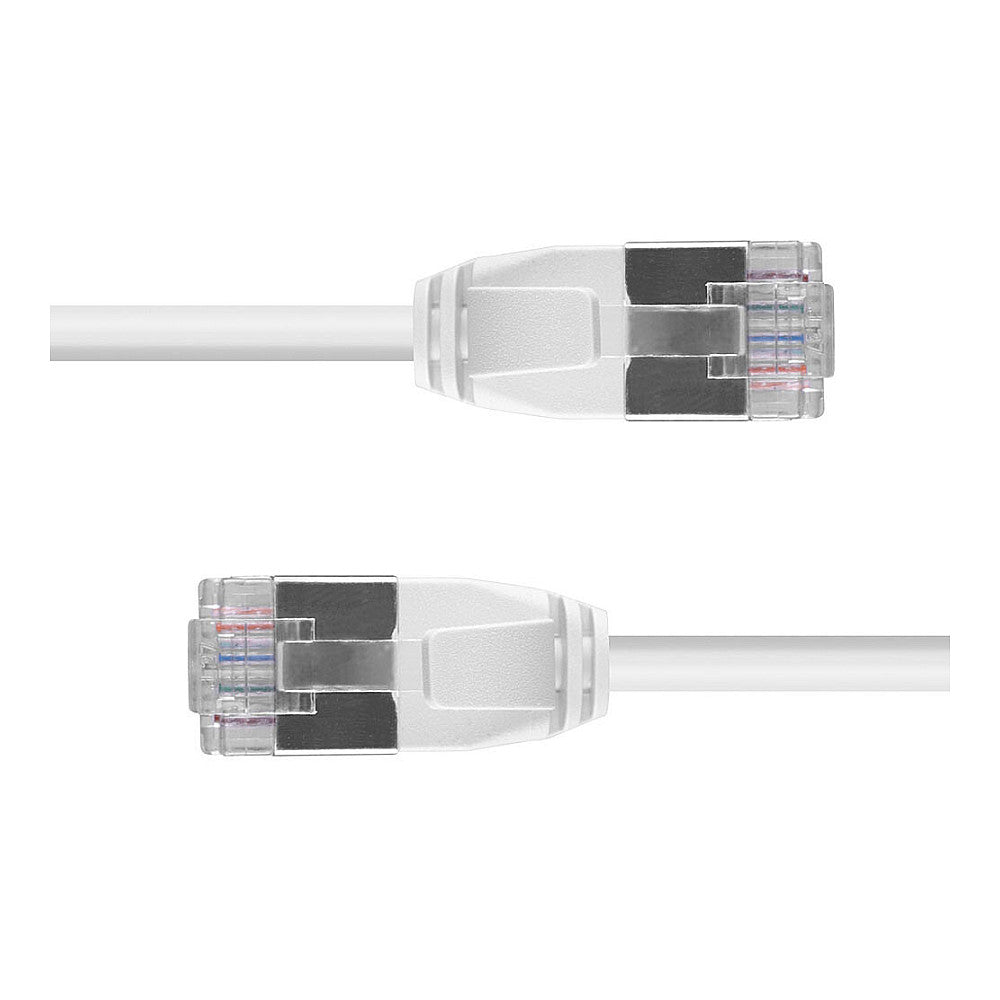 LINDY Patchkabel Cat.6A F/UTP Ultra Slim grau 1,5m