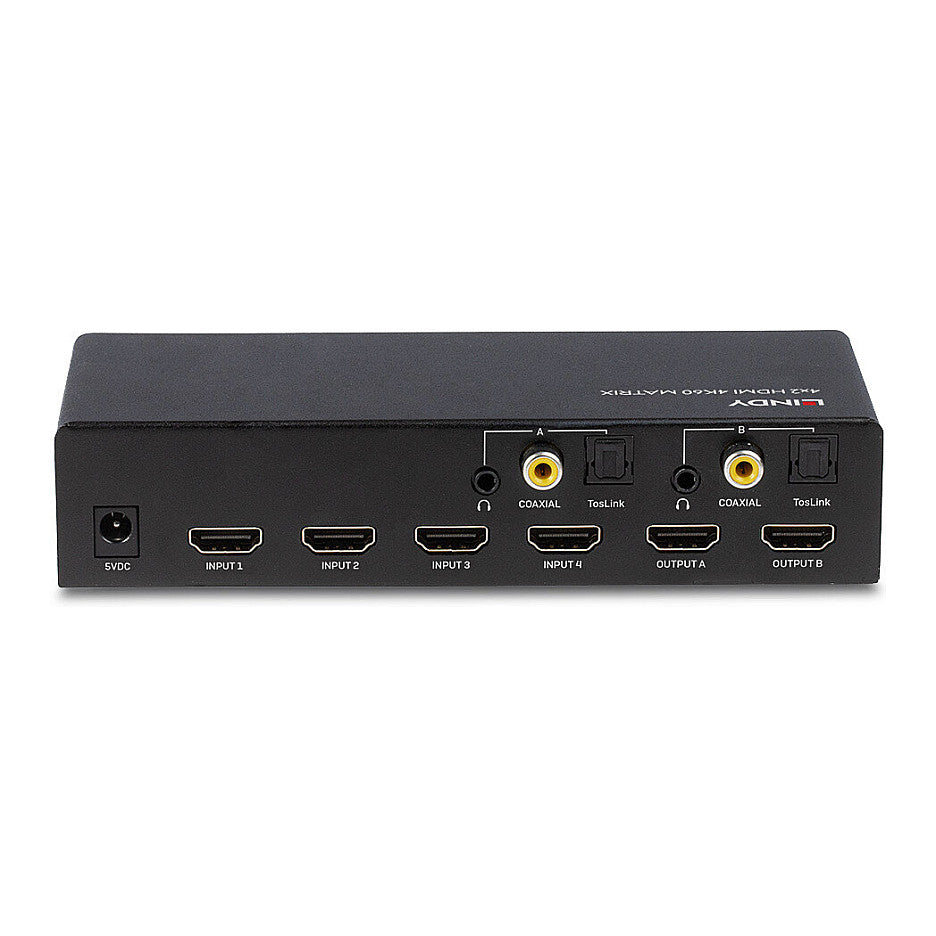 LINDY 4x2 HDMI 2.0 18G Matrix Switch