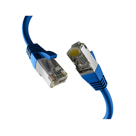 EFB RJ45 Patchkabel S/FTP PIMF Cat8.1 20.00m blau