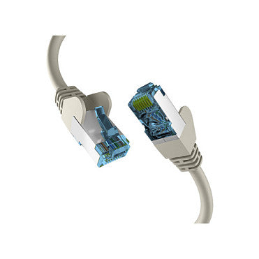 EFB RJ45 Patchkabel mit Cat7 Rohkabel 25.00m grau