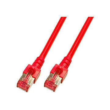 EFB RJ45 Patchkabel S/FTP Cat.6 LSZH 10.00m rot