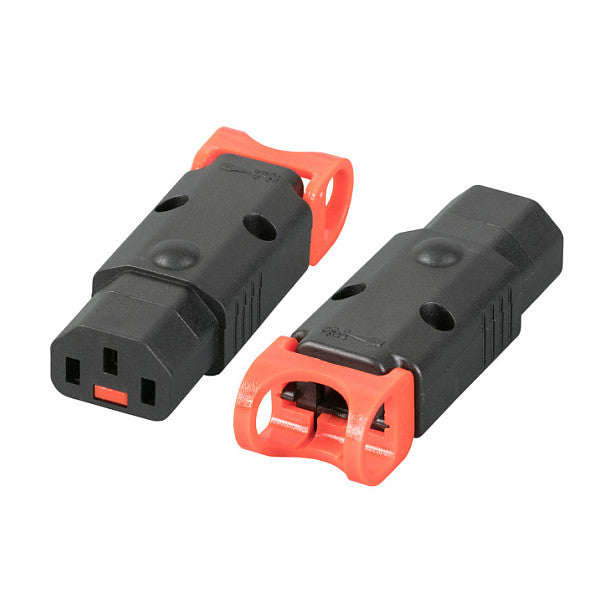 EFB Abzugsichere Kaltgerätebuchse IEC-Lock+ C13, für Kabelm.