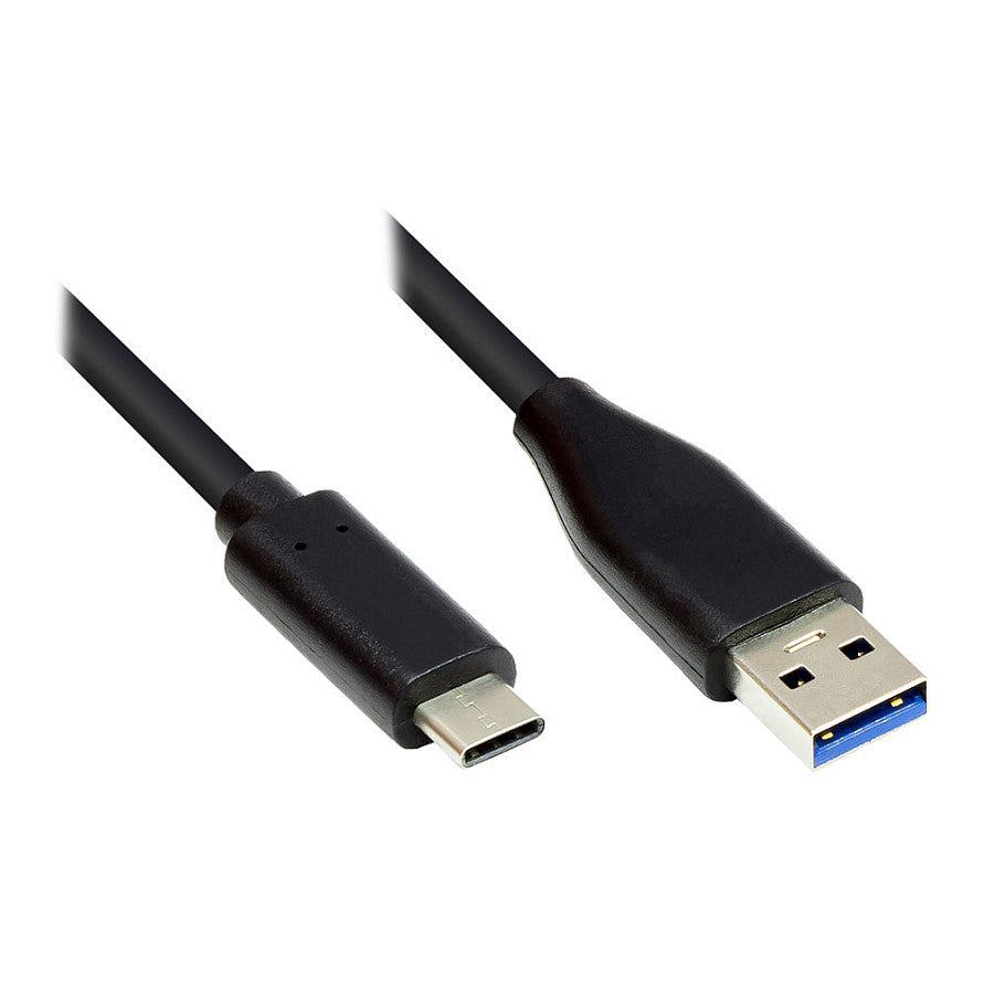 Good Connections USB3.0 Kabel A-USB-C schwarz 0,5m