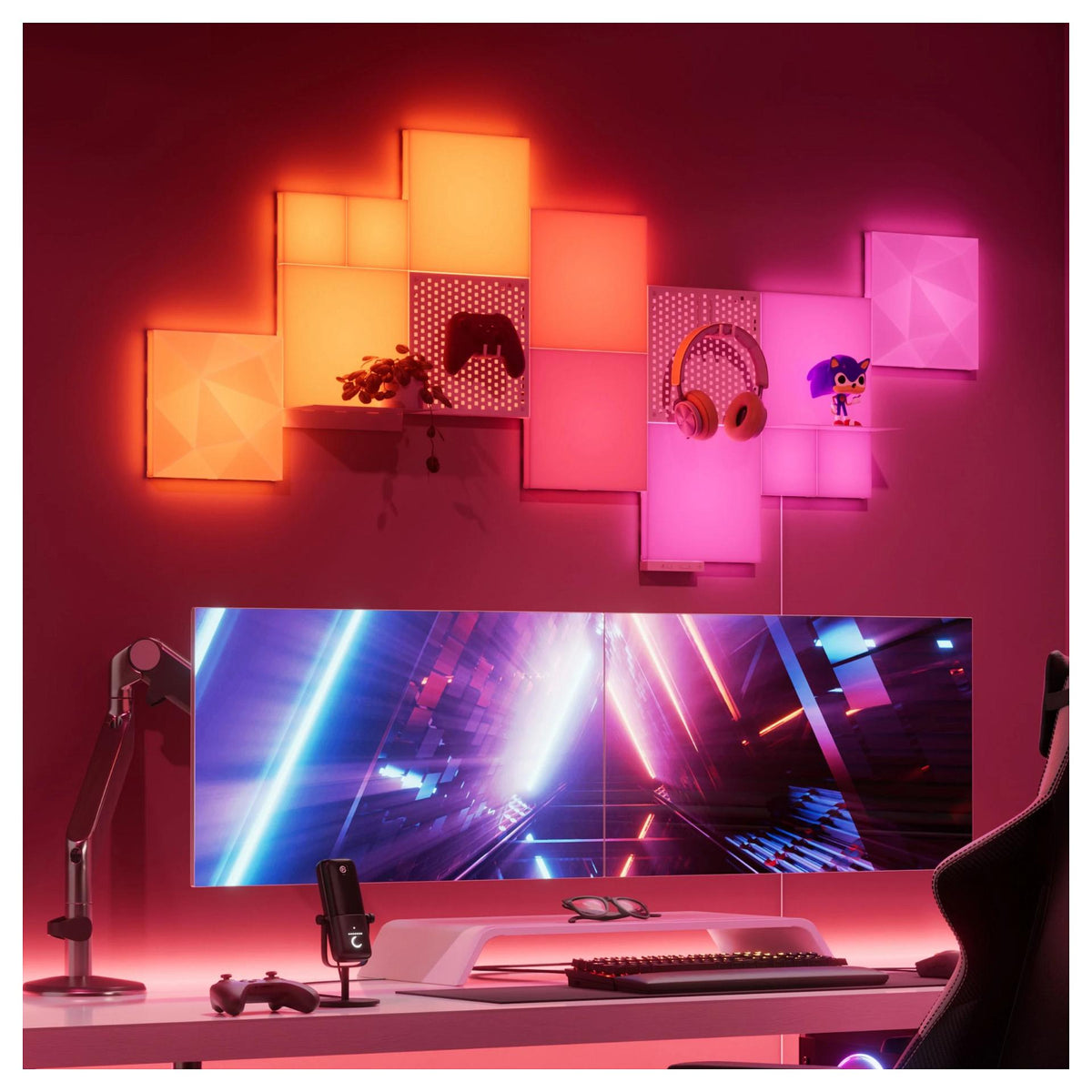 Nanoleaf Blocks Textured Squares Expansion Pack, 2er-Pack