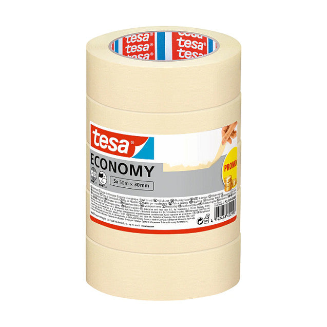 tesa Malerband Economy 5x 50m x 30mm PROMO