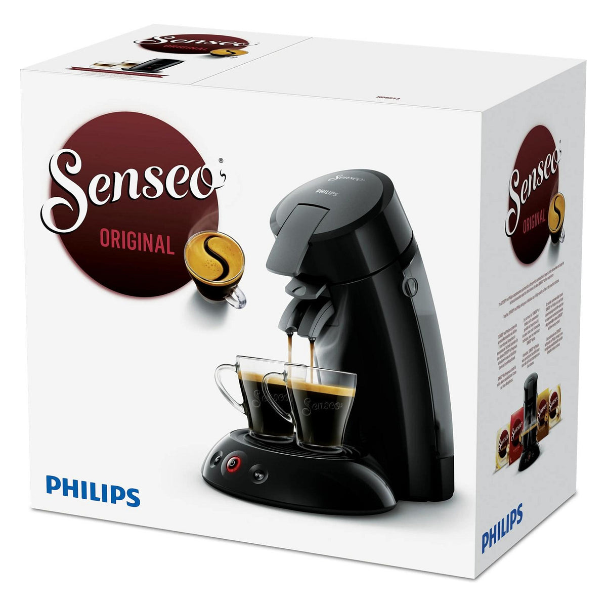 Philips Coffeemachine Senseo Original HD6553 67 black Schwarz (HD6553/67)