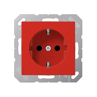 Jung A1520BFRT SCHUKO Steckdose bruchsicher 16A 250V A rot