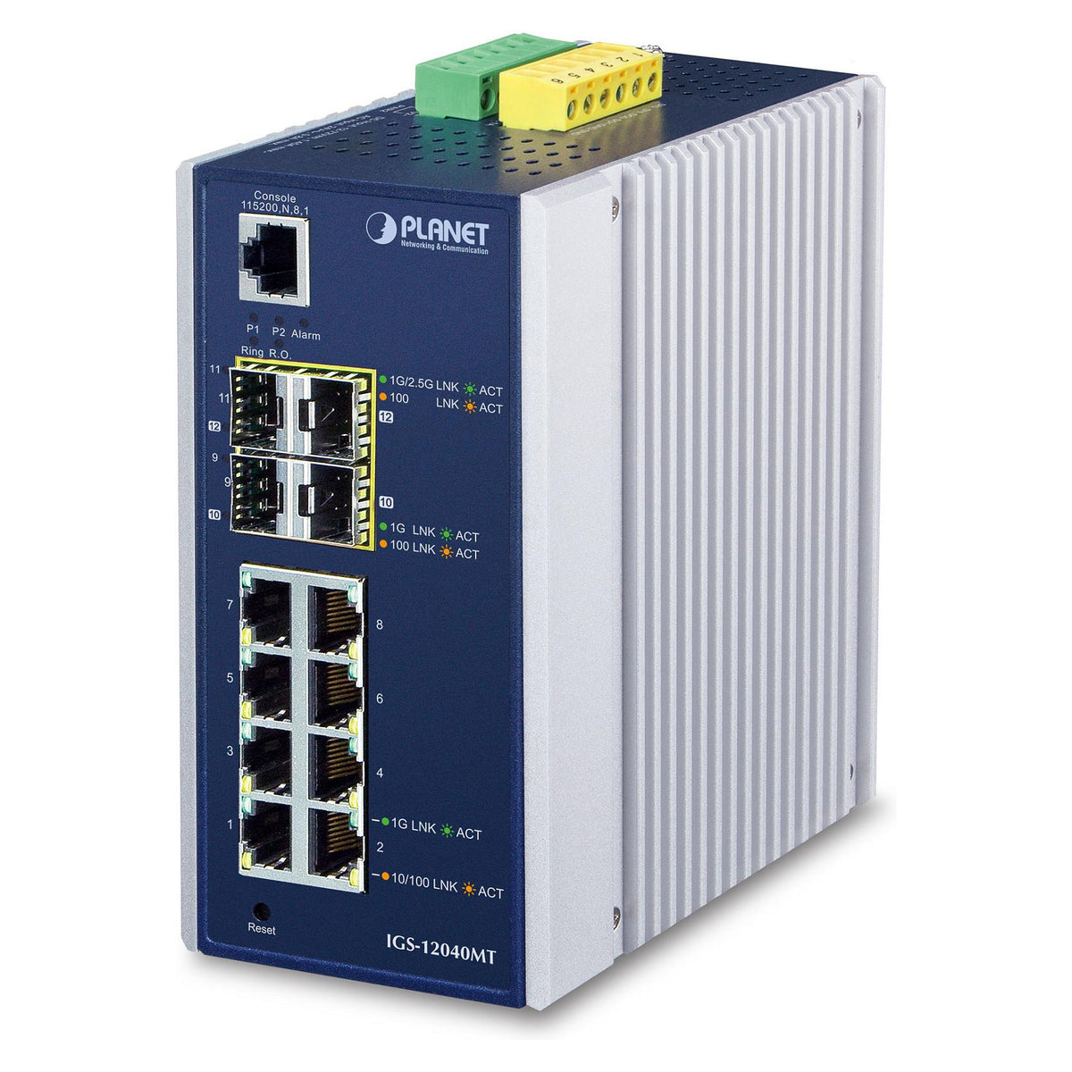 Planet IGS-12040MT 8-Port Industrial Managed Switch