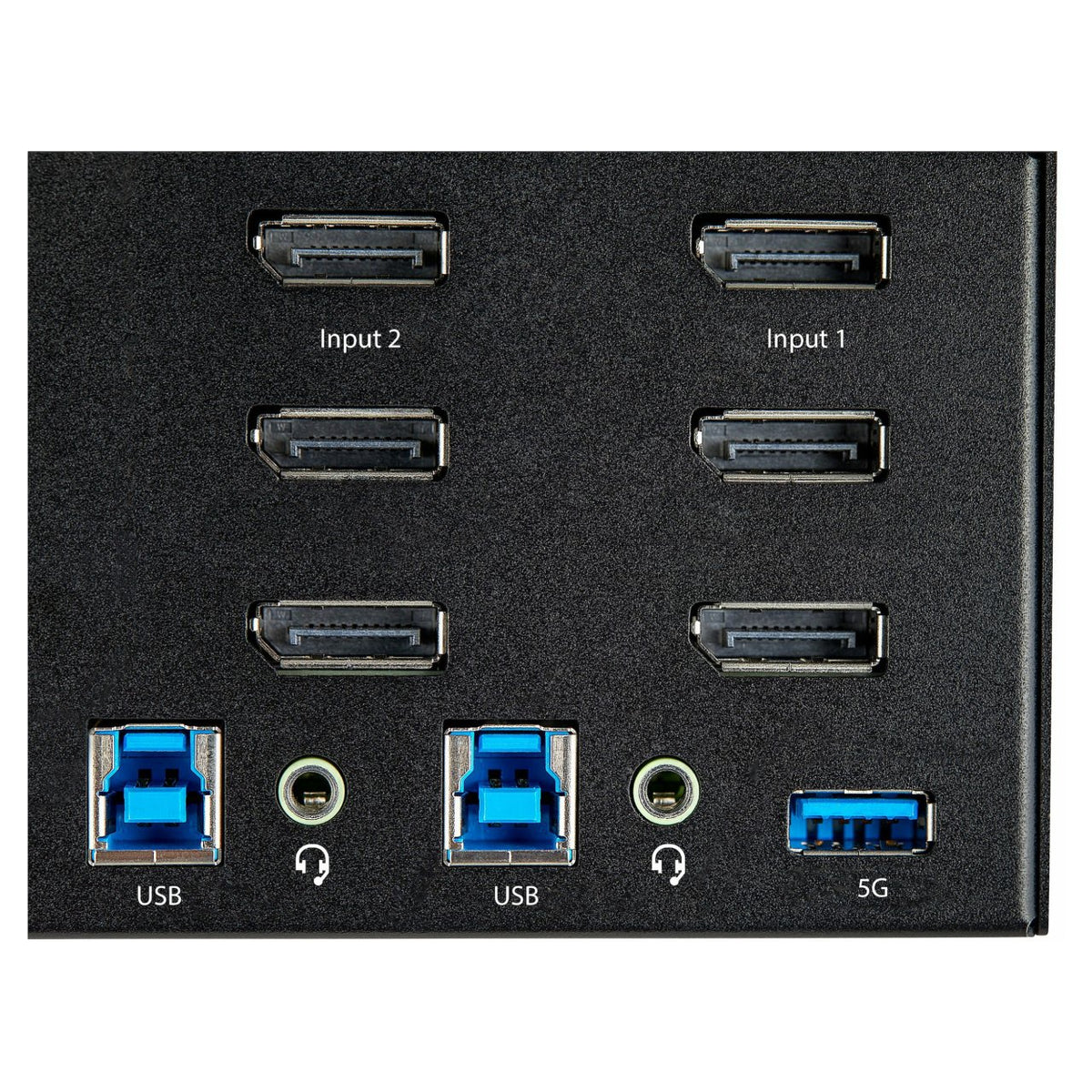 StarTech.com 2 Port DisplayPort KVM Switch - 4K 60 Hz UHD HDR - DP 1.2 KVM Umschalter mit USB 3.0 Hub mit 2 Anschlüssen (5 Gbit/s)