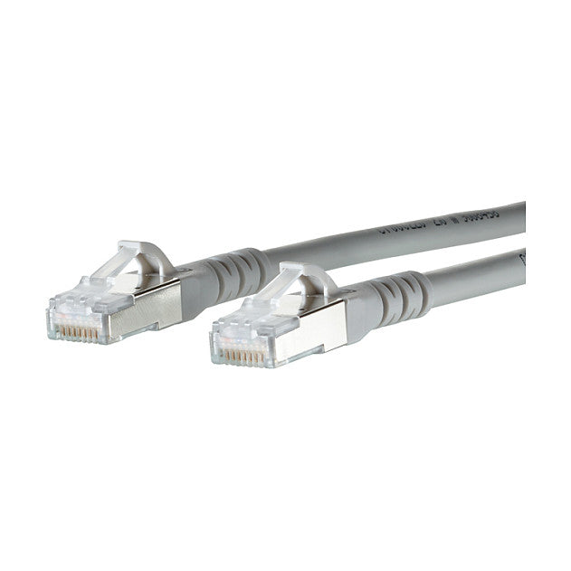 METZ CONNECT Patchkabel Cat.6A AWG 26 grau 15m