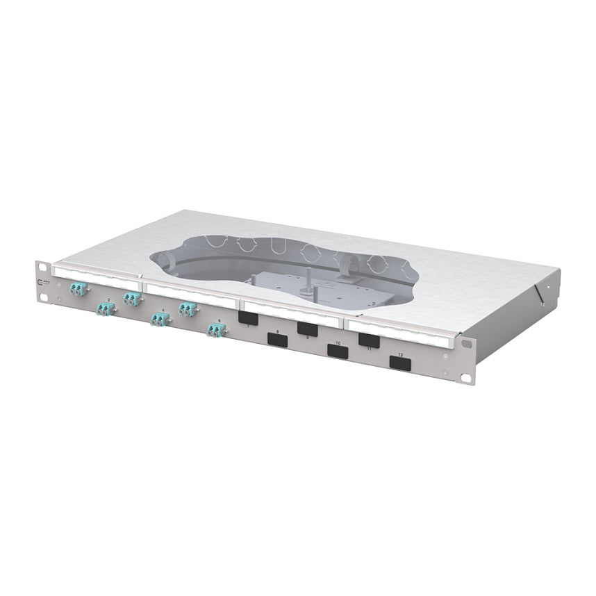 METZ CONNECT Patchfeld OpDAT fix2 splice 6xLC-D OM3