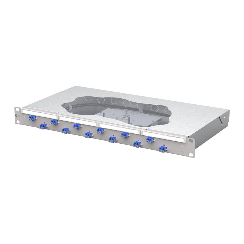 METZ CONNECT Patchfeld OpDAT fix2 splice 12xLC-D OS2