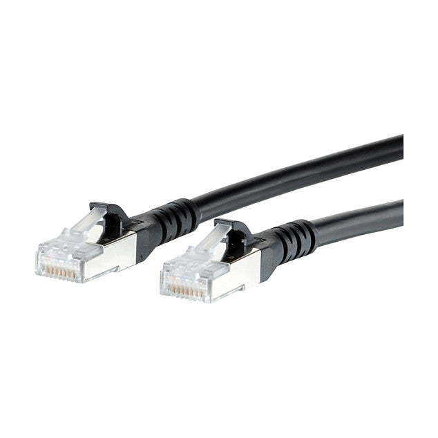 METZ CONNECT TP-Patchkabel ISO/IEC Cat.6 AWG26 2x RJ45 2,0m schwarz