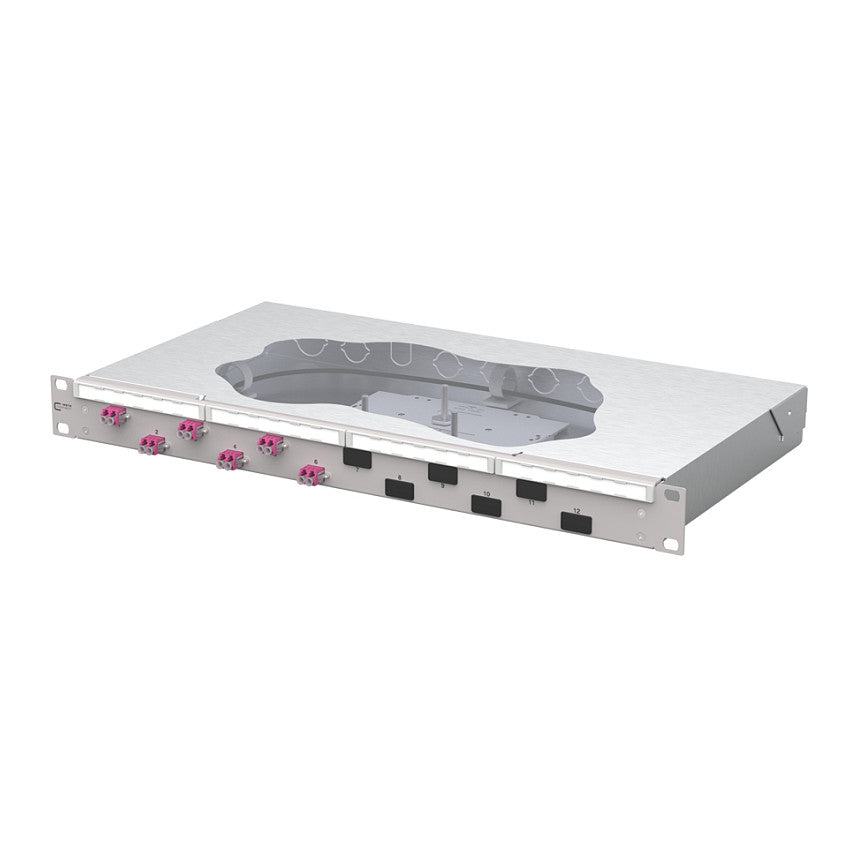 METZ CONNECT Patchfeld OpDAT fix2 splice 6xLC-D OM4