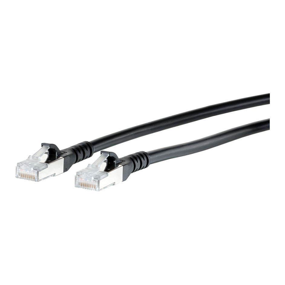 METZ CONNECT Patchcable Cat.6A AWG 26 LSOH schwarz 30m