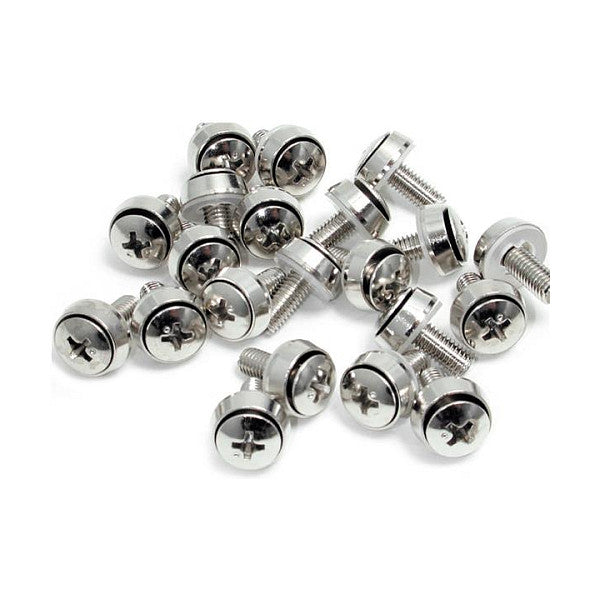 StarTech M6 x 12mm - Montageschrauben - 100er Pack - M6 Schrauben fr Server Rack und Serverschrank