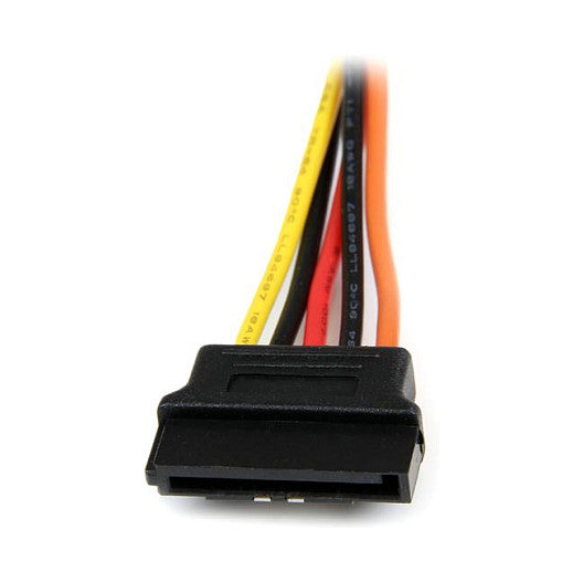 StarTech 6in Latching SATA Power Y Splitter Cable Adapter - M/F