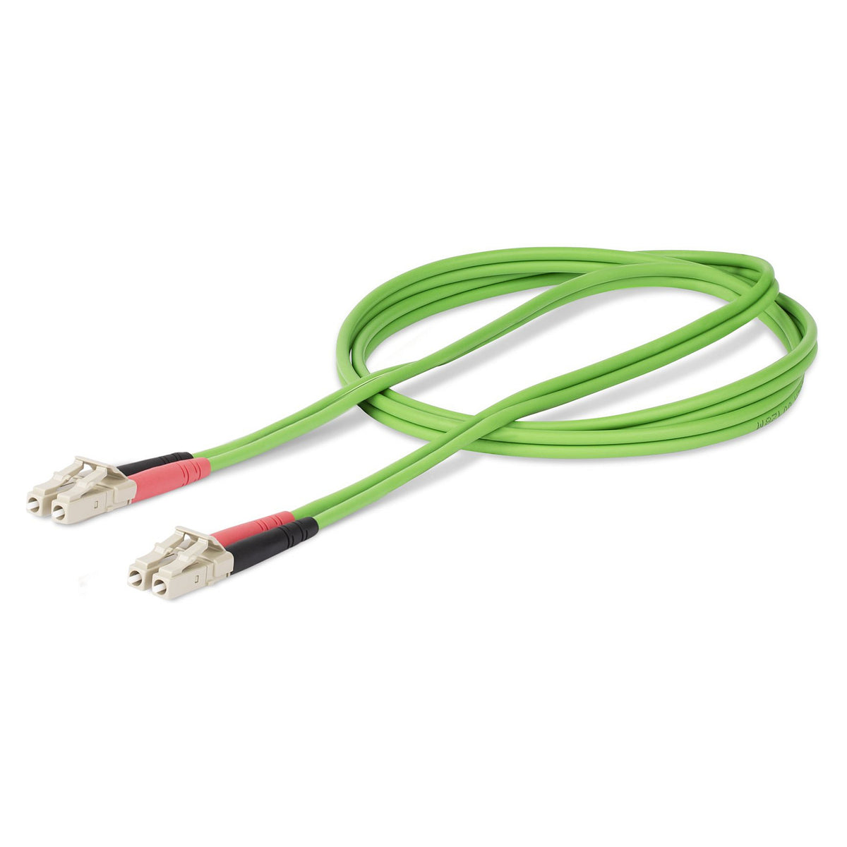 StarTech.com 2m LC zu LC (UPC) OM5 Multimode Glasfaserkabel, LSZH LWL - Patch-Kabel - LC/UPC Multi-Modus (M)