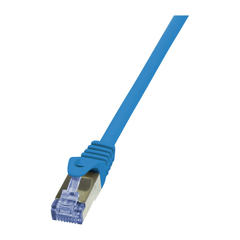 Logilink Patchkabel CAT6A S/FTP AWG26 PIMF 1,00m blau