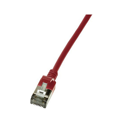 Logilink Patchkabel CAT6A U/FTP TPE SlimLine rot 0,3m
