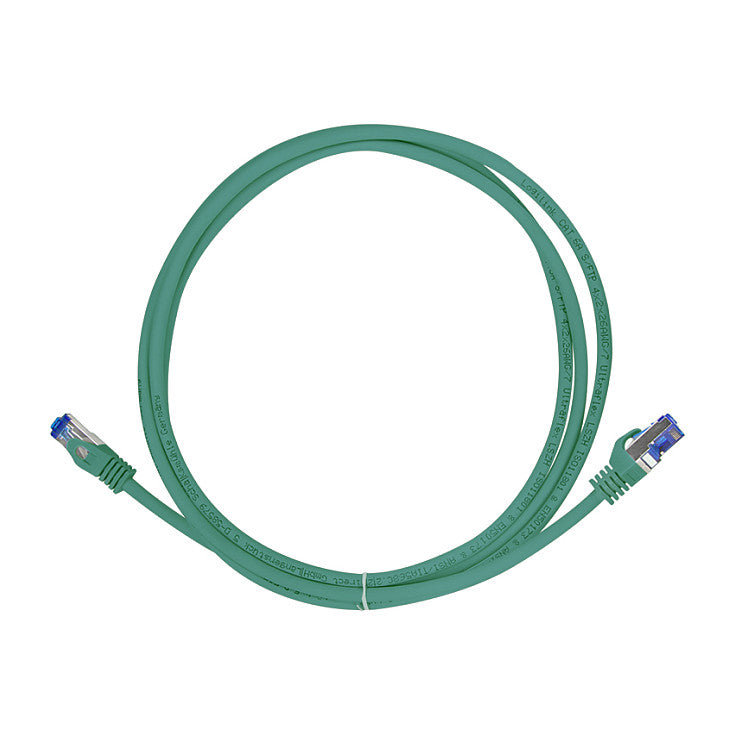 Logilink Patchkabel Ultraflex, Cat.6A, S/FTP, grün, 0,5 m
