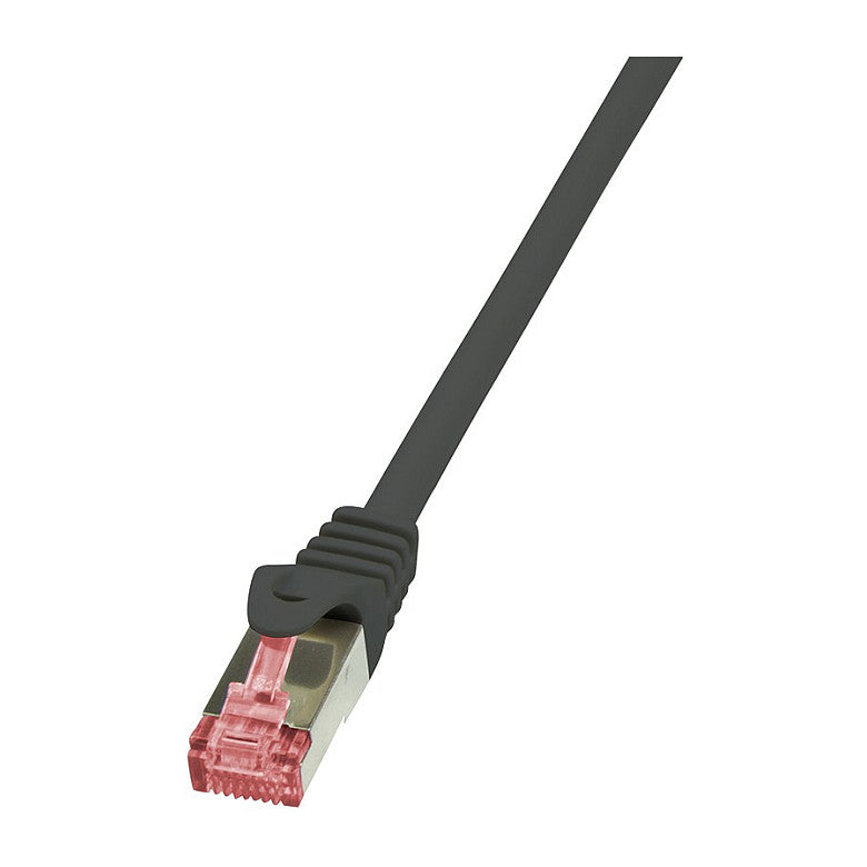 Logilink PrimeLine - Patch-Kabel - RJ-45 (M) - RJ-45 (M) - 2 m - SFTP, PiMF - CAT 6 - glatt, halogenfrei - Schwarz (CQ2053S)