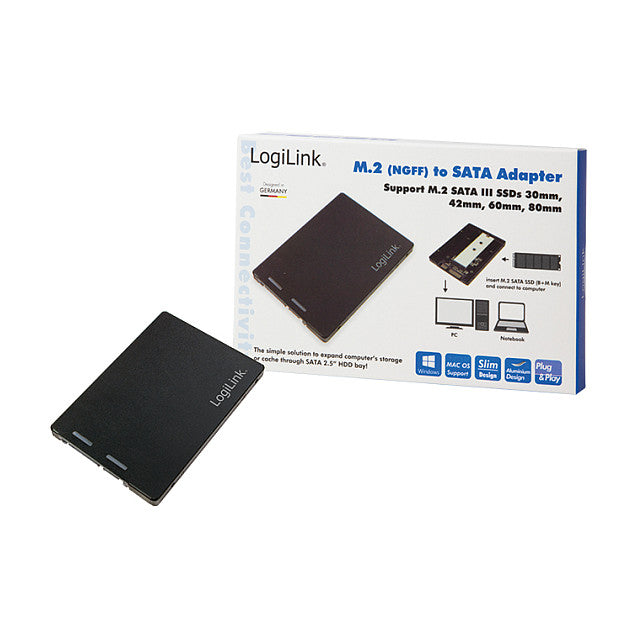 Logilink Adapter M.2(NGFF) auf Sata Einbaurahmen