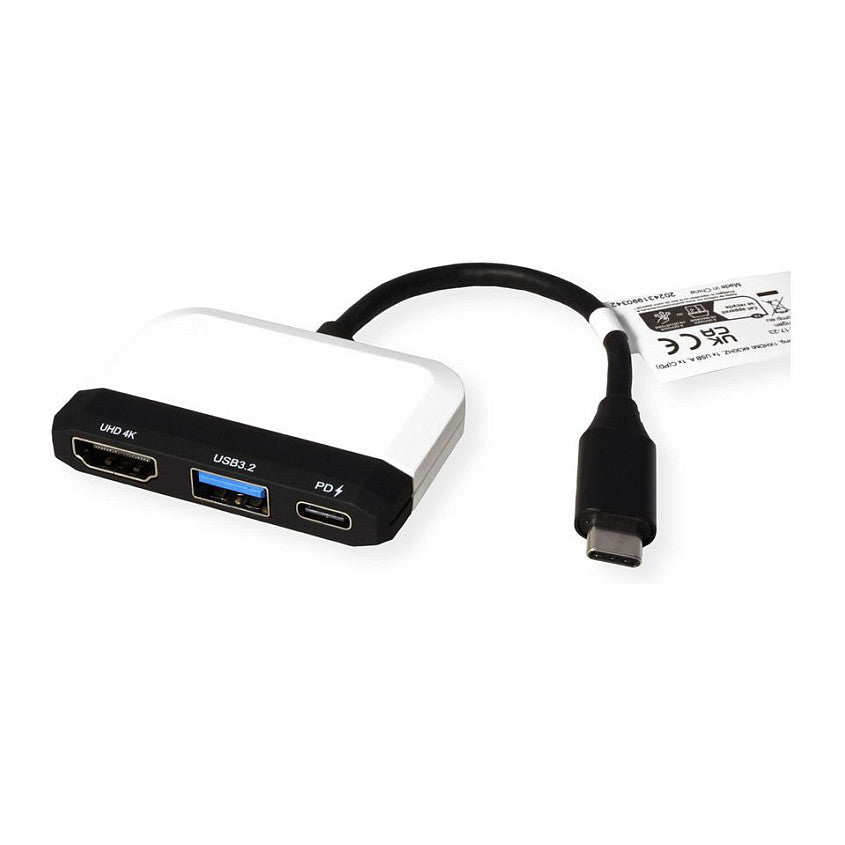 VALUE Display Adapter USB Typ C - HDMI, USB 3.2 Gen 1 Typ A, Typ C PD