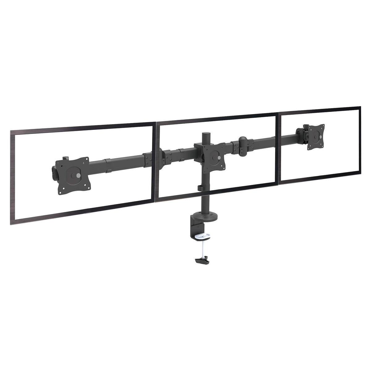 STARTECH.COM Dreifach Monitorarm fr Surround Setup - Untersttzt 3 monitore bis zu 24 Zoll - Werkzeuglose Hhenverstellung