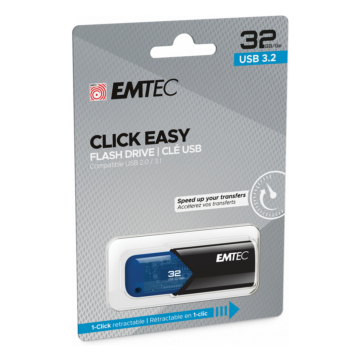 STICK Emtec USB3.2 Click Easy B110 32GB Blue