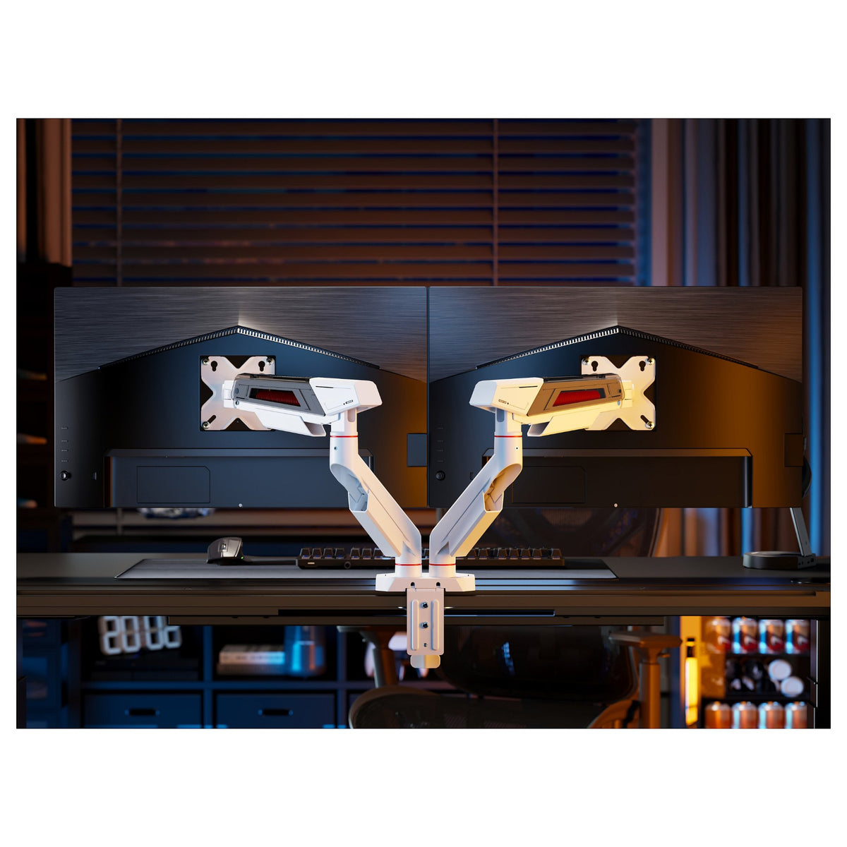 Equip Tischhalterung 17"-35"/2TFT 180° Gaming 12Kg sw+ws