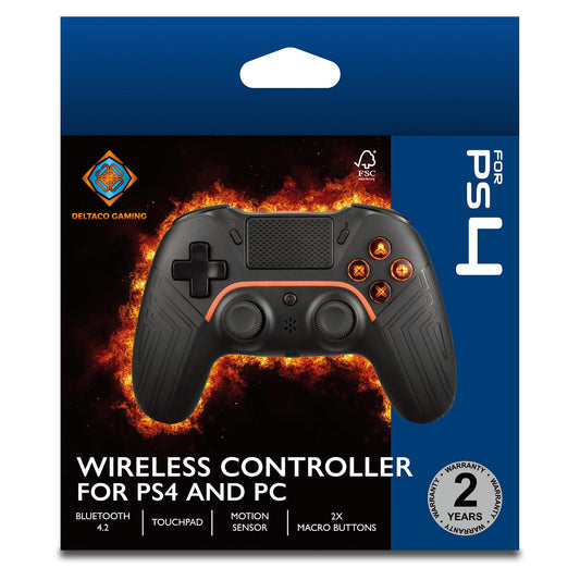 Deltaco Wireless Controller schwarz