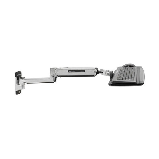 ERGOTRON LX Steh-Sitz-Wandmontage-Tastaturarm bis 2,2kg. 51cm hoehenverstellbar Reichweite Tastatur bis 107cm