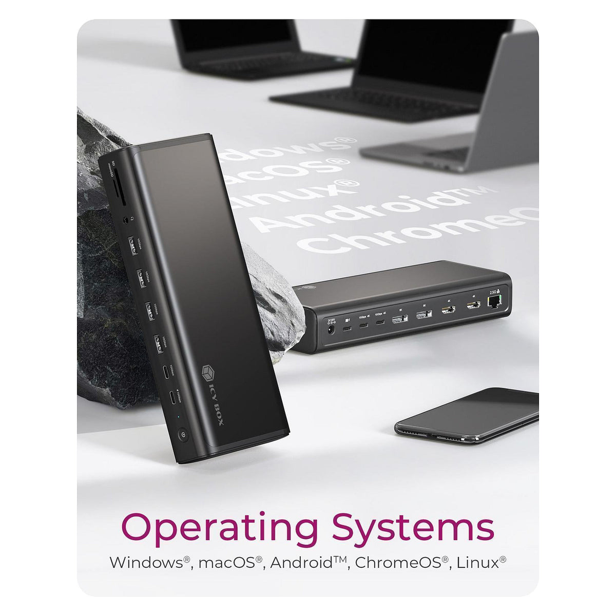 D ICY BOX IB-DK7401-CU31 Multi Dockingstation