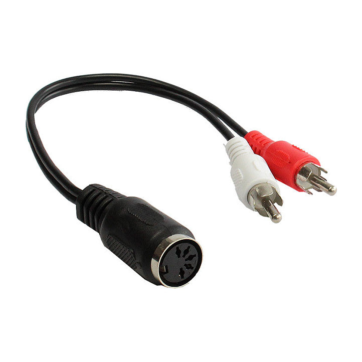 Good Connections Audio Adapter 2xCinch St.-5-pol DIN Bu.