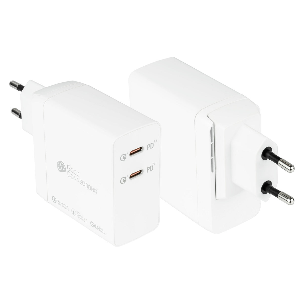 Good Connections USB-Schnellladegerät 140W mit GaN, 2-Port