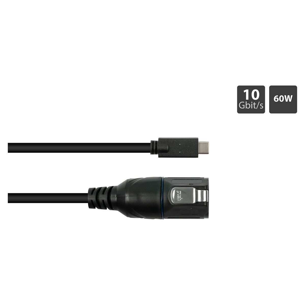 Good Connections Industrie-Stecker S1 - USB 3.2 C-C, 0,5m