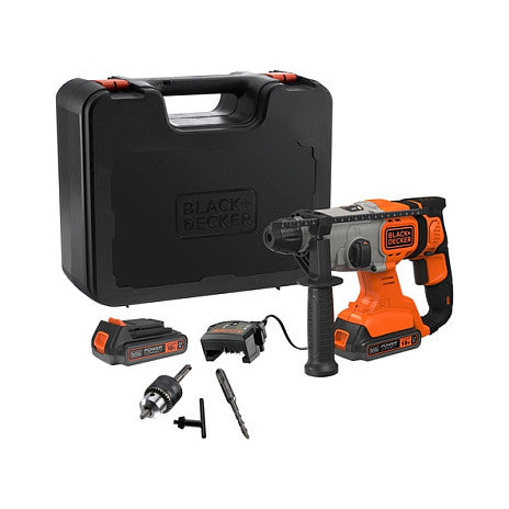 Black&Decker Akku-Kombihammer SDS-pl.18V.2x2.5Ah BCD900E2K