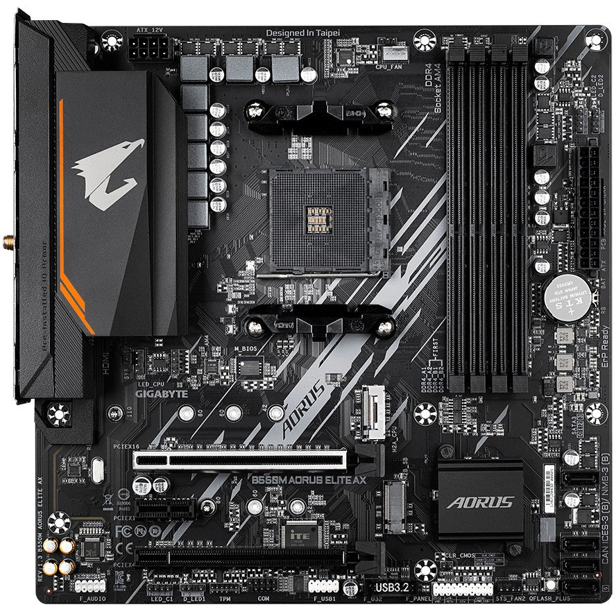 Gigabyte B550M AORUS Elite AX (B550.AM4.mATX.DDR4)